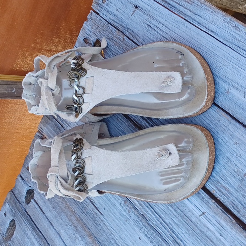 FREE PEOPLE COLLINS FOOTBED SANDALS